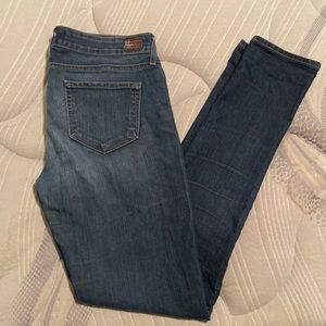 Paige Denim Peg Skinny Medium Wash Jeans 29